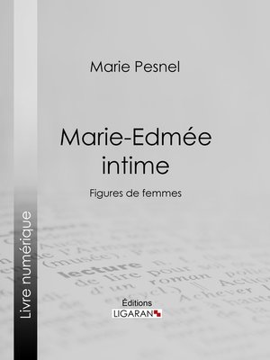 cover image of Marie-Edmée intime